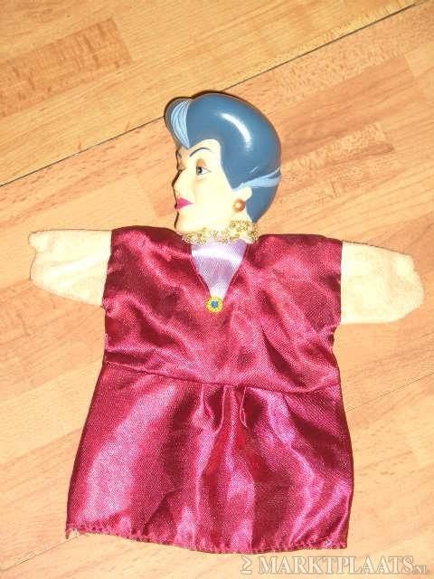 mooie poppenkast pop prinsessen stiefmoeder heks, Ophalen of Verzenden, Nieuw, Overige typen
