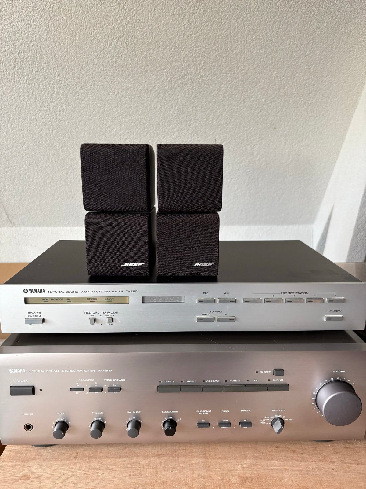 Complete Stereo Set: Yamaha, Dual, Bose., Gebruikt, Tuner of Radio, Losse componenten, Ophalen