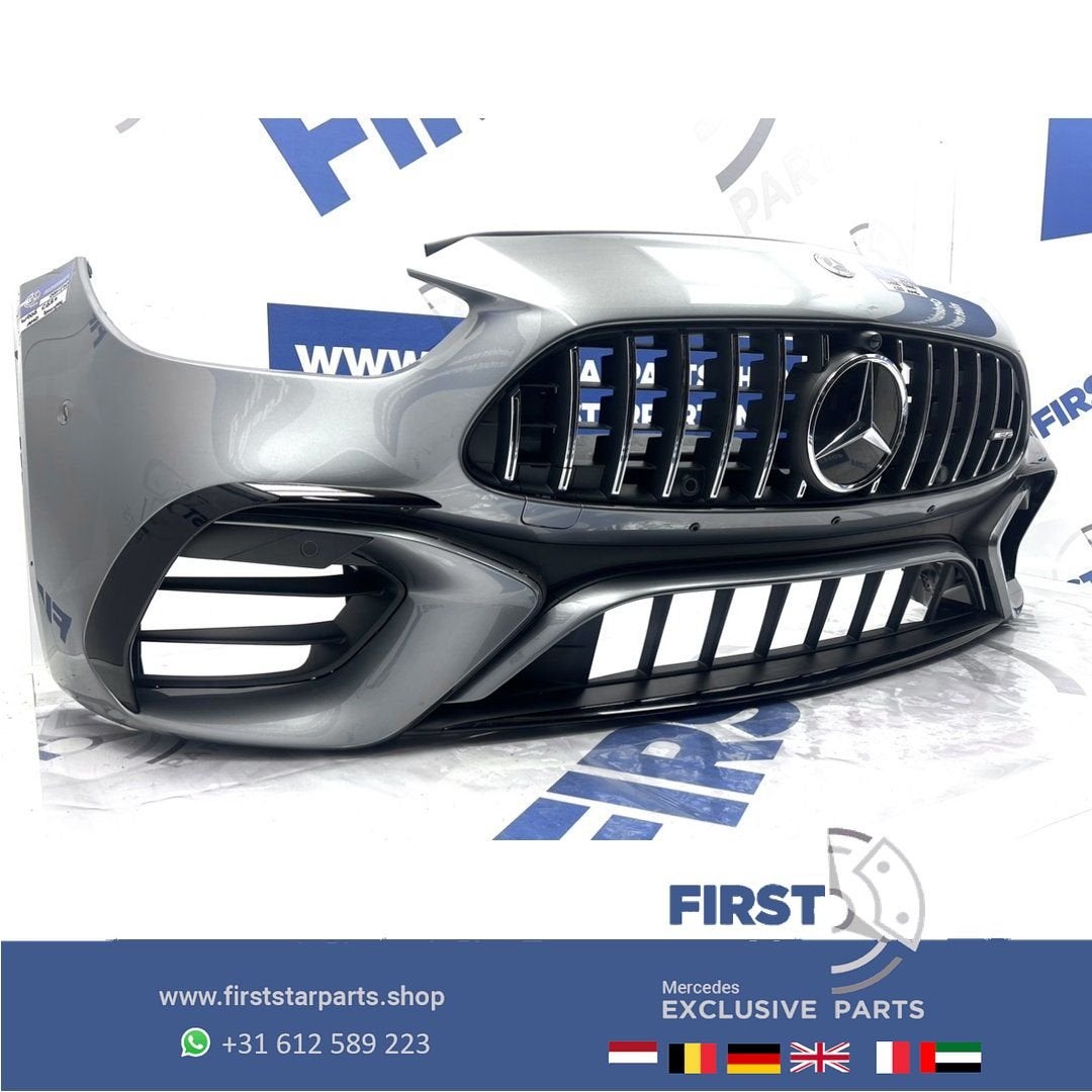 W206 C63 AMG VOORBUMPER C KLASSE ORIGINEEL A2068859401 C63s, Gebruikt, -, Voor, Ophalen of Verzenden