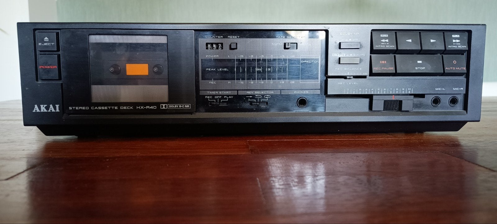 Akai HX-R40 cassettedeck/tapedeck, Audio, Tv en Foto, Cassettedecks, Ophalen of Verzenden, Akai