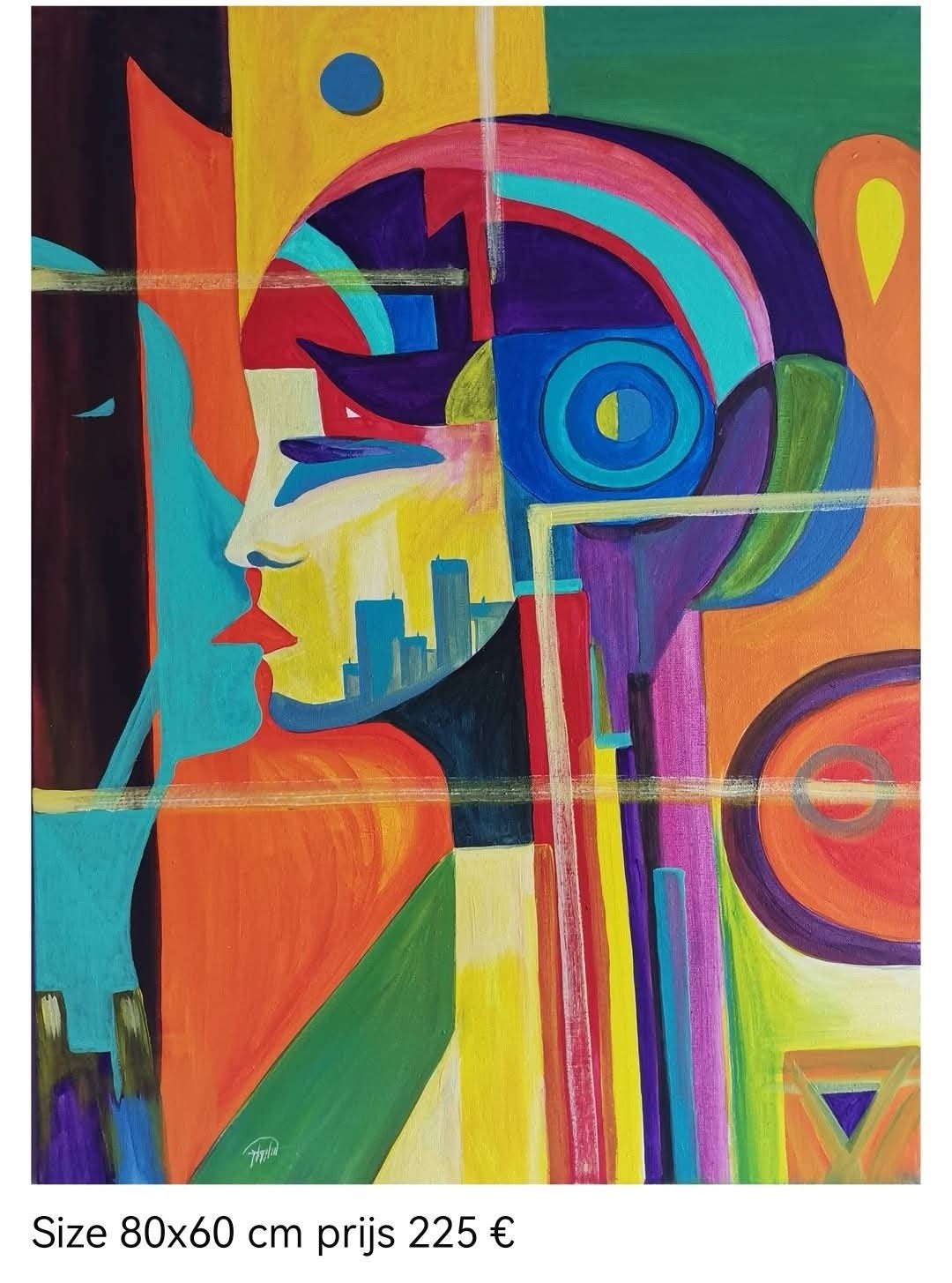 Gevoelens abstract mijn werk, Ophalen of Verzenden