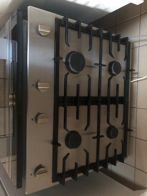 Atag 4 pits gasfornuis, Gebruikt, Minder dan 85 cm, Inbouw, Gas