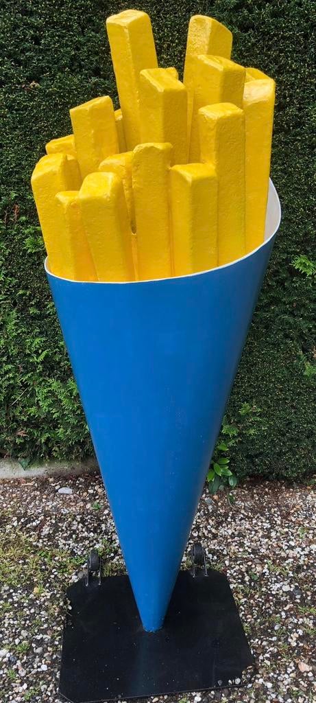 XXL Friet Reclameobject / Eyecatcher 185 cm hoog!, Ophalen, Zo goed als nieuw, Kunststof