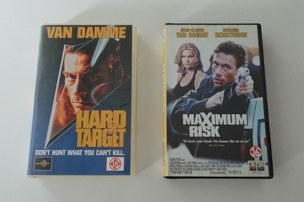 2 x Jean-Claude Van Damme Films op VHS, Cd's en Dvd's, VHS | Film, Vanaf 16 jaar, Ophalen, Zo goed als nieuw, Actie en Avontuur