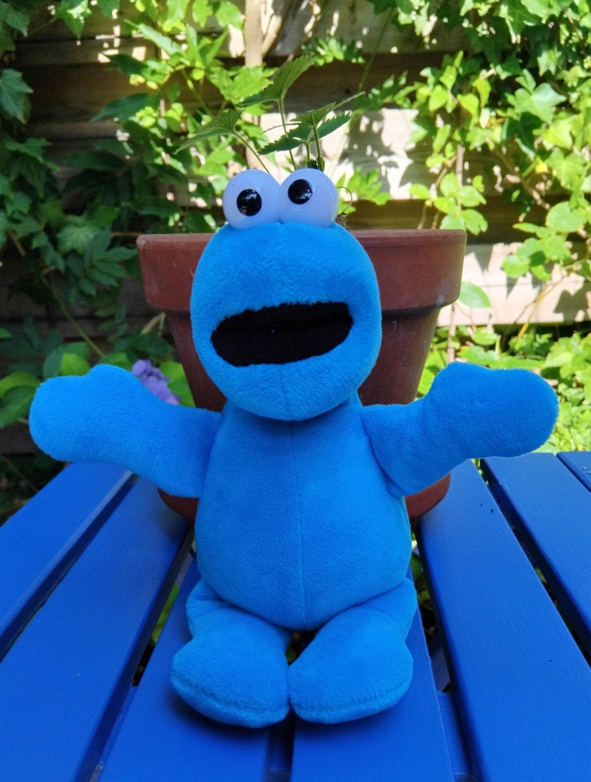 Koekiemonster knuffel - Sesamstraat, Overige merken, Overige karakters, Overige typen, Blauw