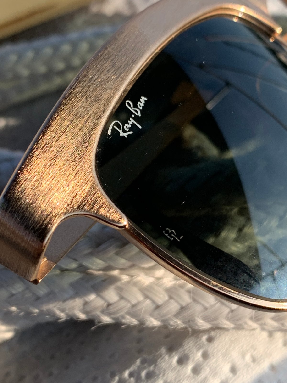 Rayban b&l Olympic mint 24 k verguld mint g15 groe echt glas, Sieraden, Tassen en Uiterlijk, Zonnebrillen en Brillen | Heren, Zonnebril