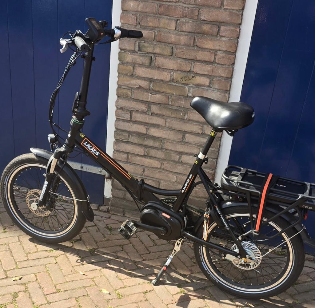 Lacros Scamper S600 elektrische vouwfiets - ZGAN, Fietsen en Brommers, Fietsen | Vouwfietsen, Overige merken, 20 inch of meer