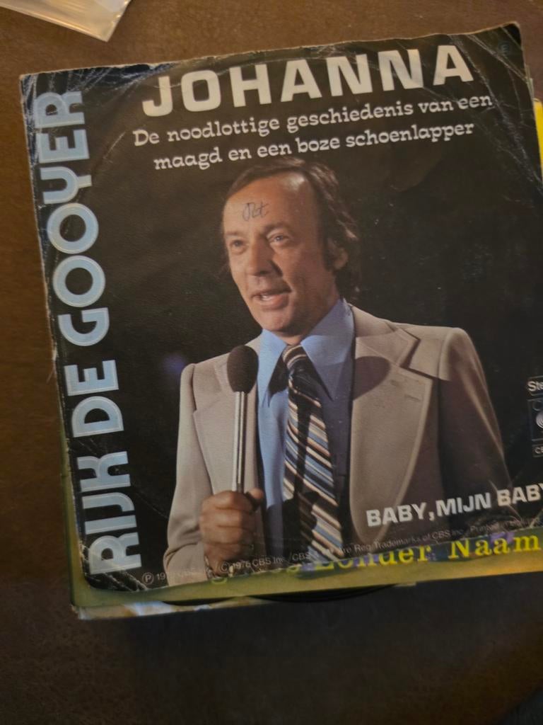 Rijk de Gooyer - Johanna / Baby, Mijn Baby (Single), Cd's en Dvd's, Vinyl Singles, Gebruikt, 7 inch, Single, Ophalen of Verzenden