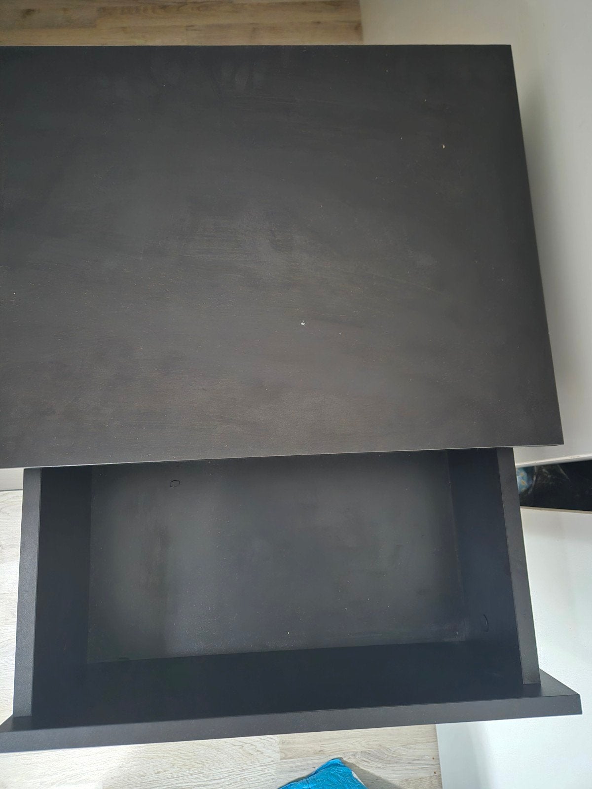 Zwarte dressoir Queen van Meubella 150 cm, Ophalen, Overige materialen, Gebruikt, 25 tot 50 cm