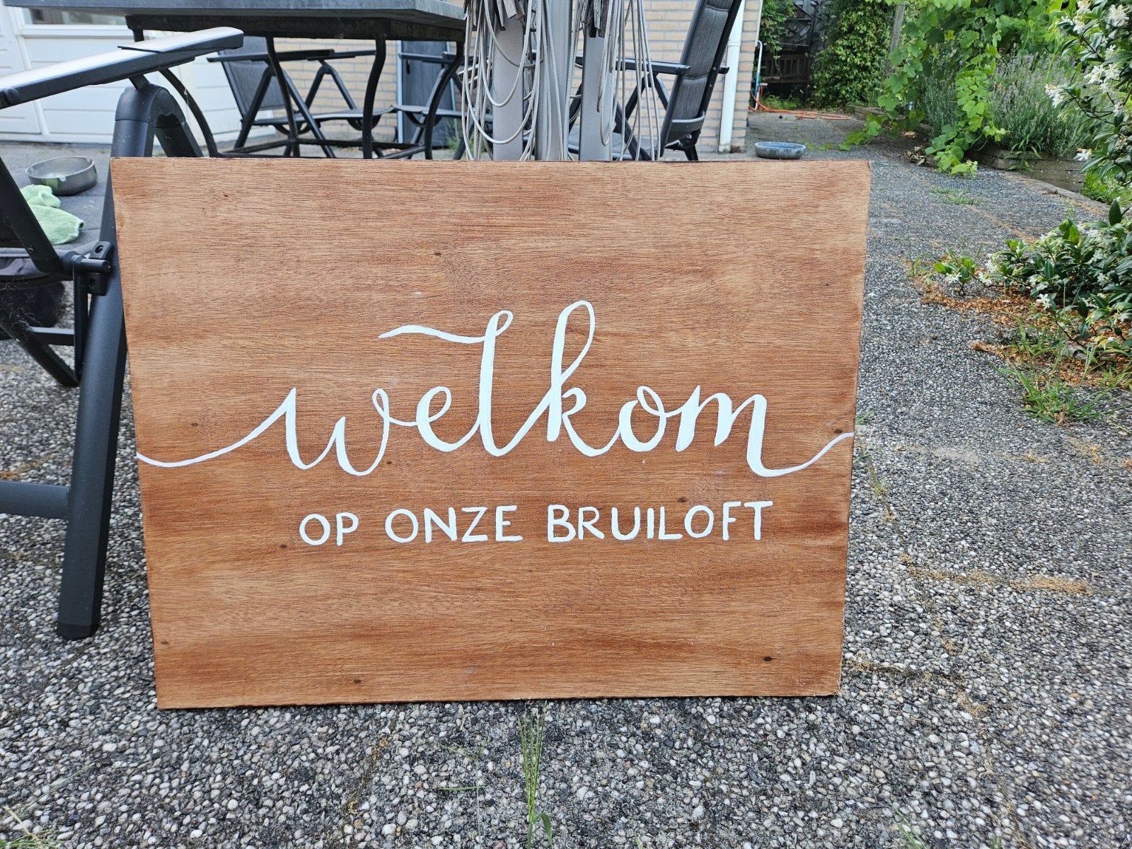 Huwelijksdecoratie Indian Summer/Najaarstinten, Ophalen, Zo goed als nieuw, Versiering, Geboorte of Huwelijk