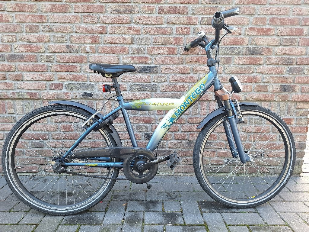 Montego Lizard 24 inch kinderfiets met 3 versnellingen, Fietsen en Brommers, Ophalen, Gebruikt, Montego, Terugtraprem