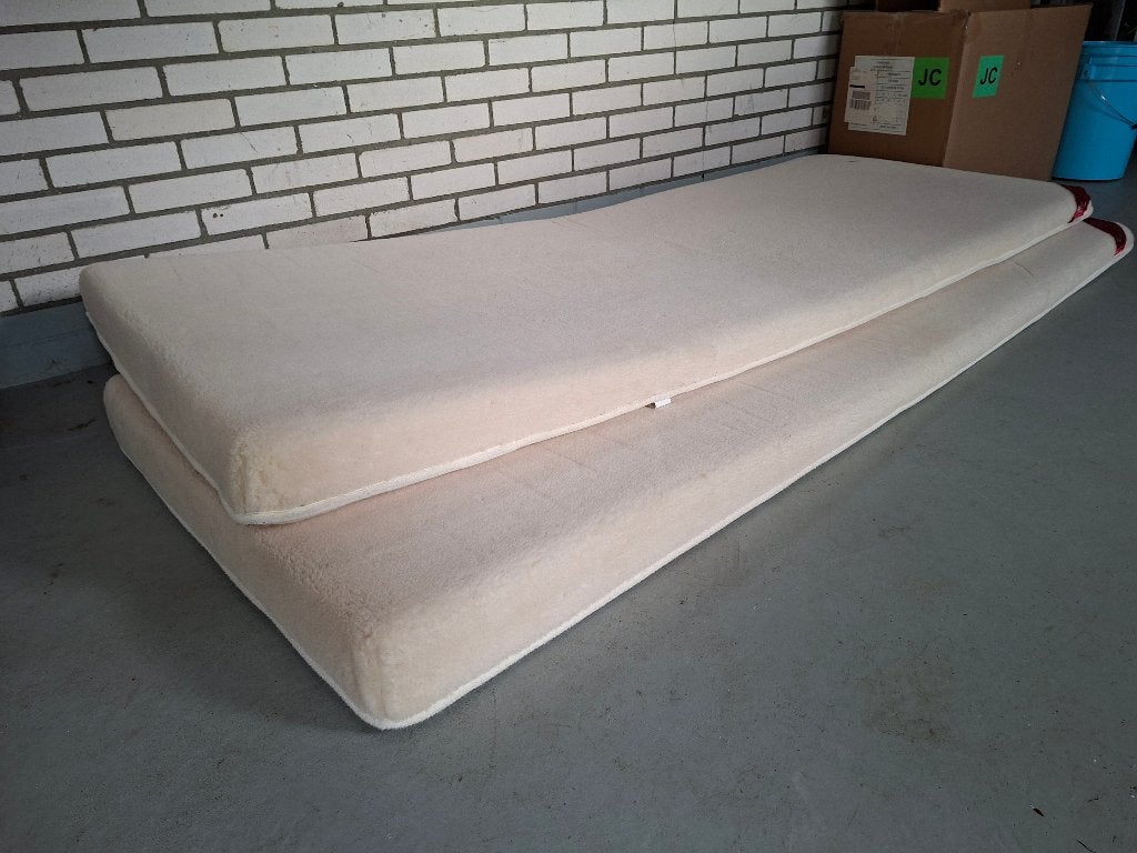 Himalaya De Luxe Matras 80x200x7 cm, Huis en Inrichting, Ophalen, Gebruikt, Eenpersoons, Beige