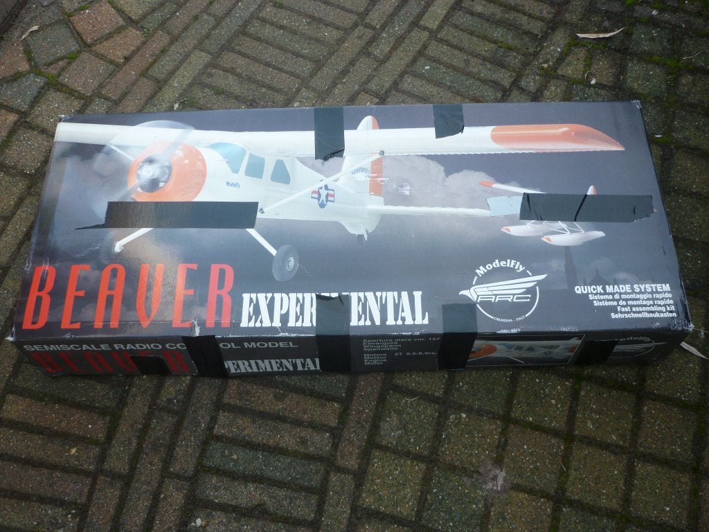 Modelfly Beaver met Os Max 55 AX Motor ( beide nieuw ), Ophalen of Verzenden, Nieuw, Nitro