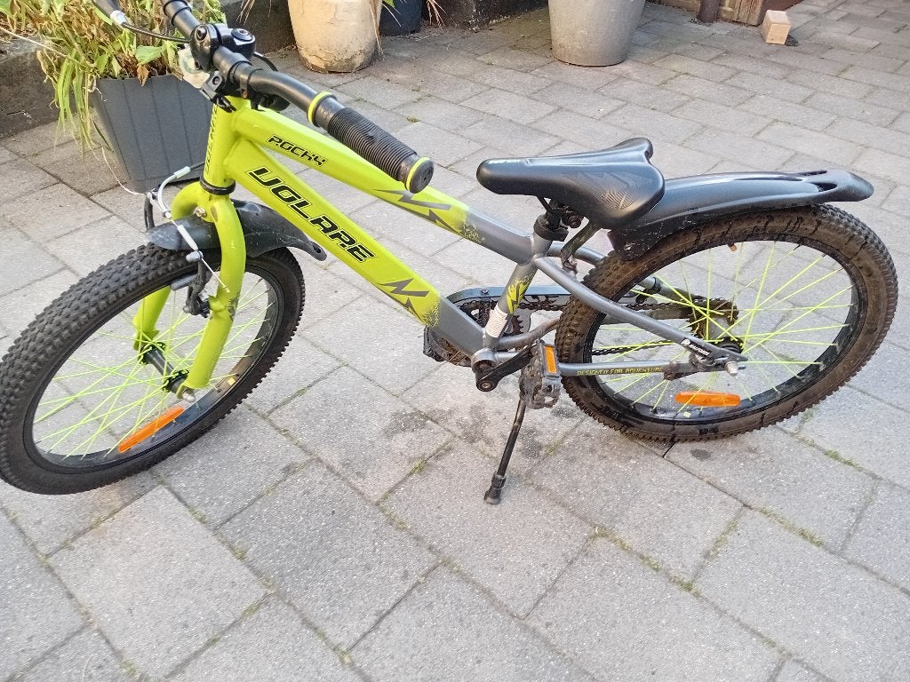Kinderfiets, Terugtraprem, 22 inch, Gebruikt, Handrem