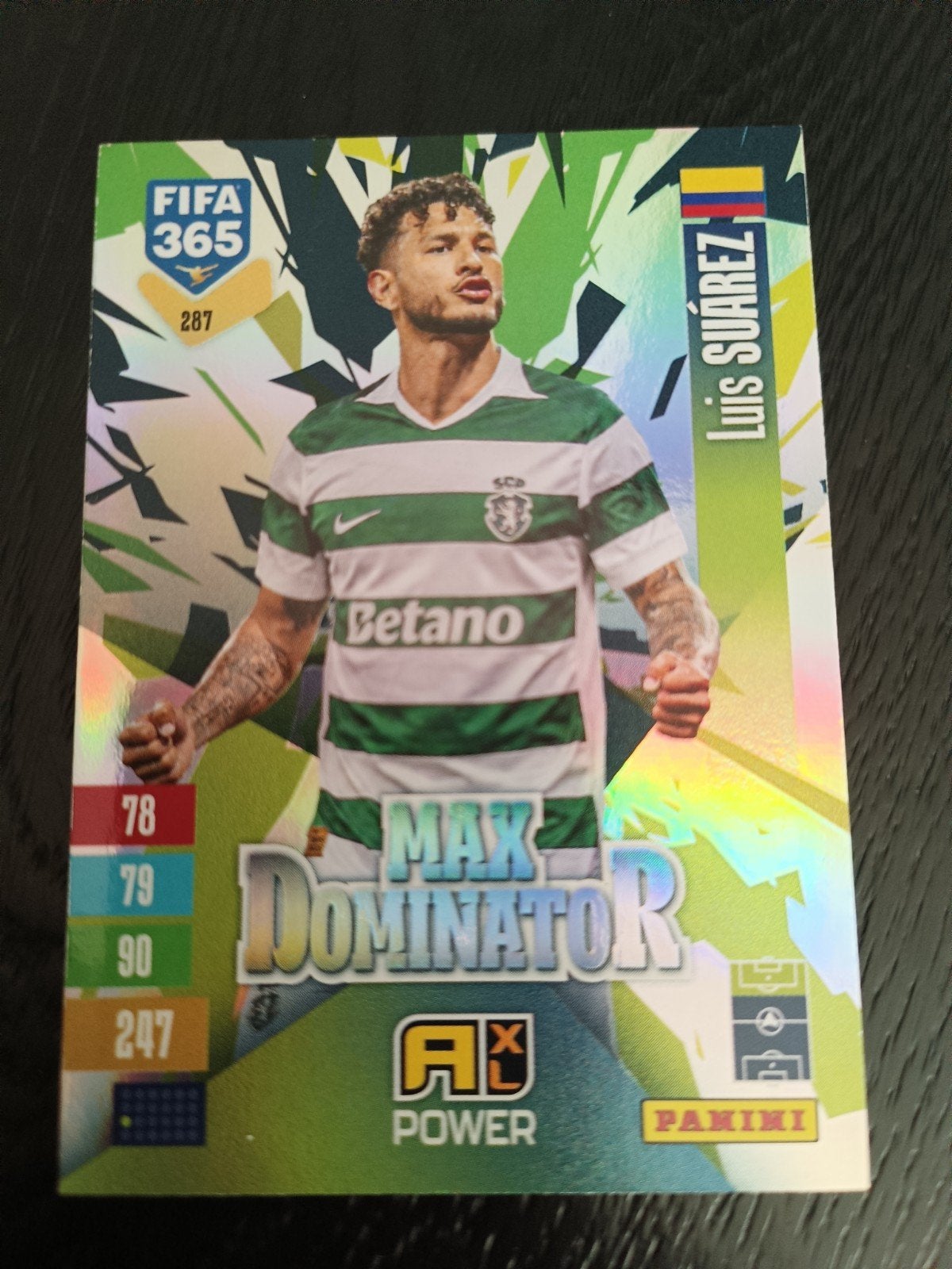 Panini fifa 365 football's  golden elite Luis Suarez nr 287, Ophalen of Verzenden, Nieuw, Buitenlandse clubs, Poster, Plaatje of Sticker