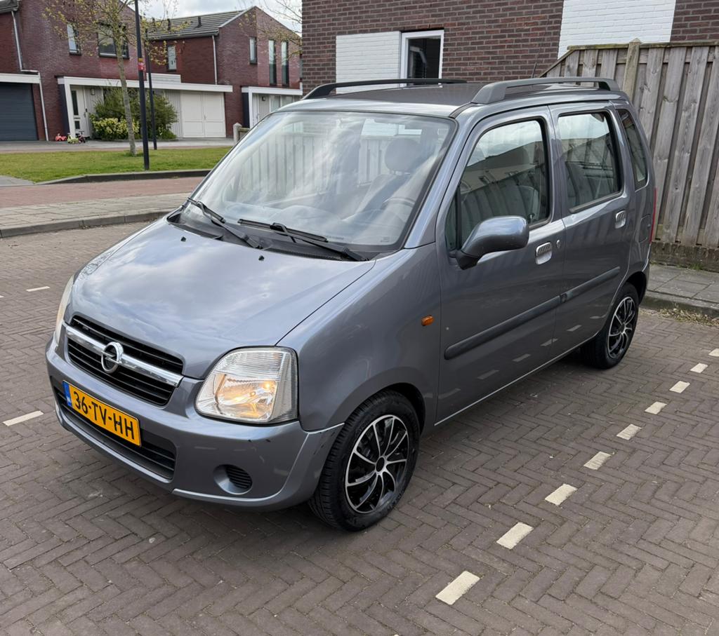 Opel Agila 1.2 16V Twinport 2007 Grijs, Auto's, Voorwielaandrijving, 40 €/maand, 4 cilinders, 1229 cc