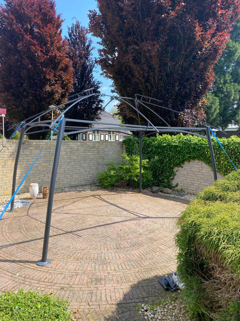 Tent tuin 4x3x2m incl. bijbehorende zeilen, Ophalen