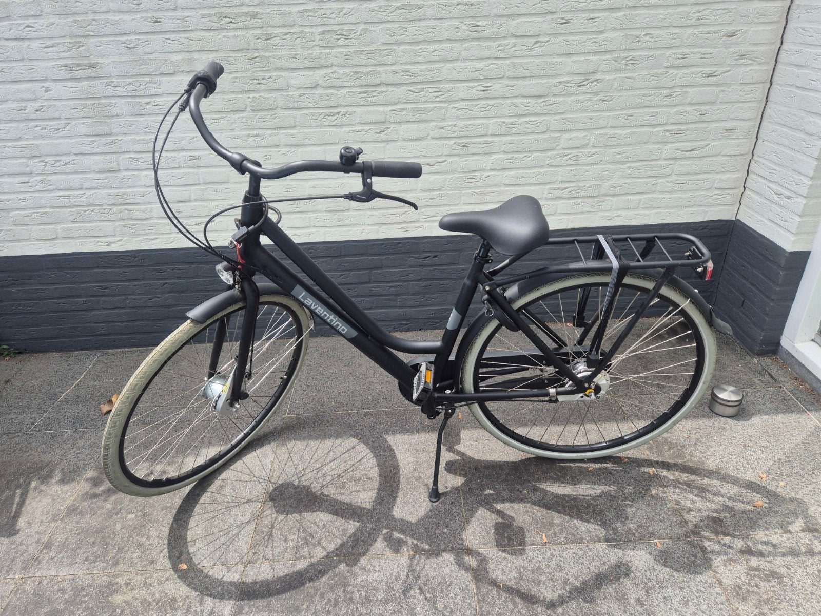 Zwart matte damesfiets. Laventino glide. Nieuw., Ophalen, Overige merken