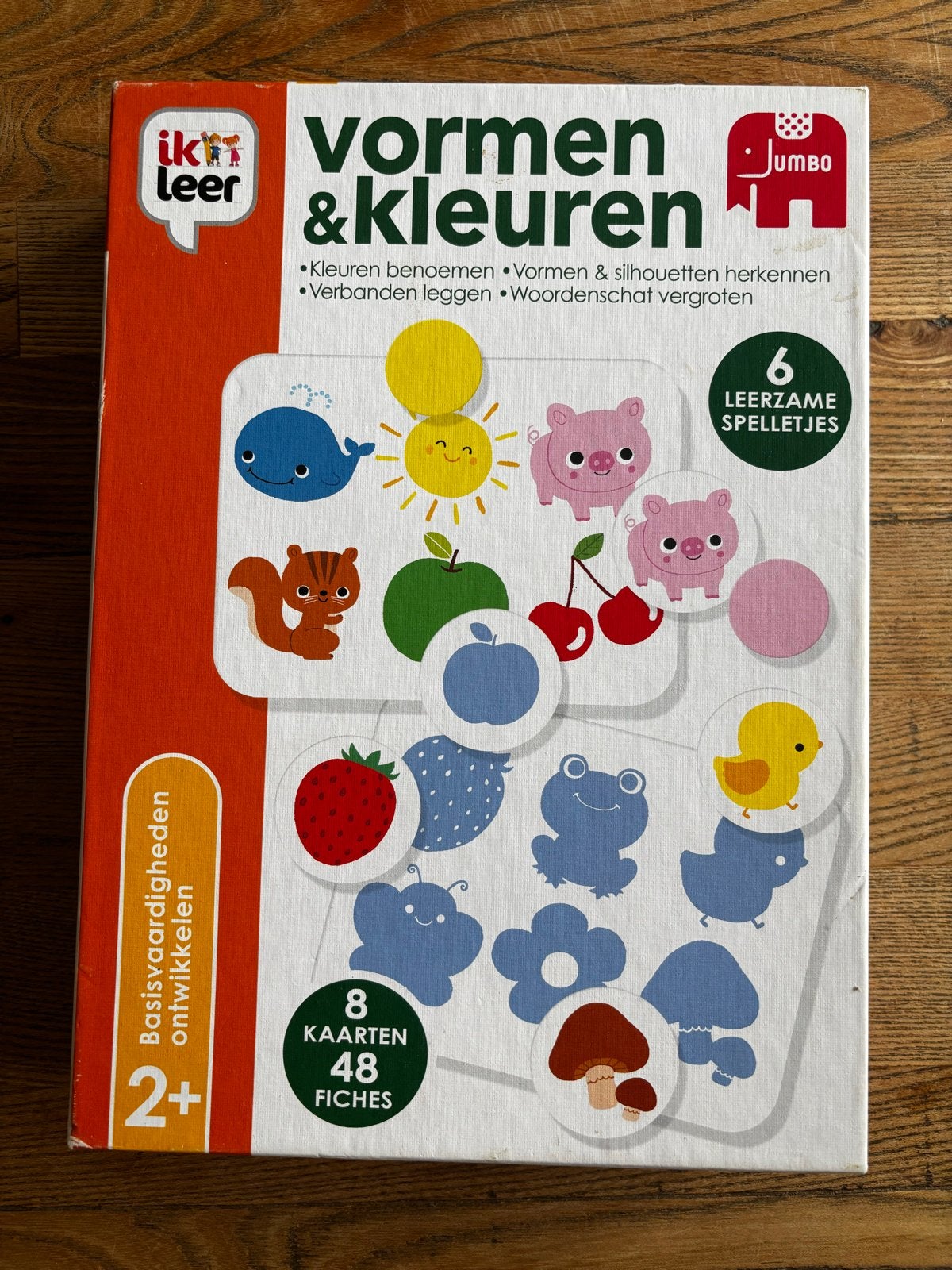 Jumbo Ik leer vormen & kleuren educatief spel, Ophalen, Gebruikt, Overige typen