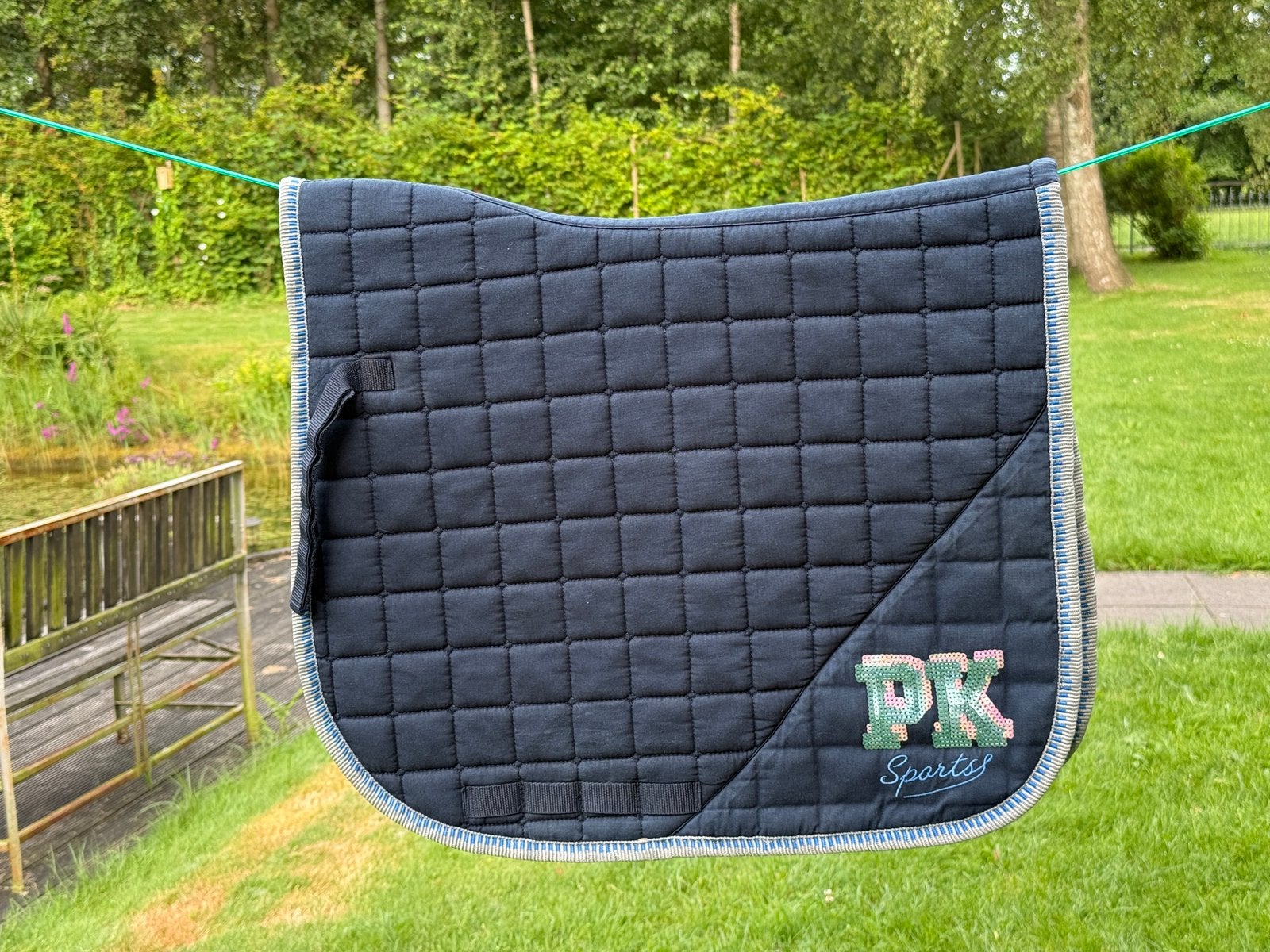 PK SPORTS zadeldekje dressuur Full, Full (L), Gebruikt, Ophalen of Verzenden, Blauw