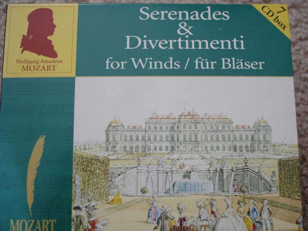 CD Mozart 7 cd's Serenades & Divertimenti, Kamermuziek, Mozart, Ophalen of Verzenden, Zo goed als nieuw