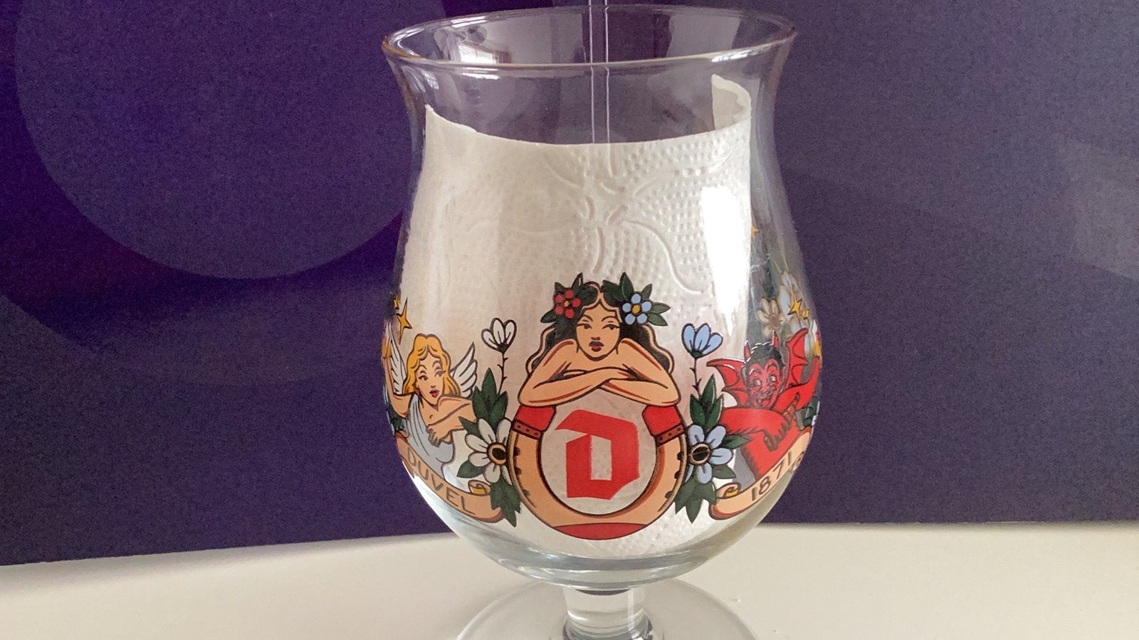 Duvel Collection Glas Morrison Schiffmacher 2020, Verzamelen, Biermerken, Ophalen of Verzenden, Zo goed als nieuw, Glas of Glazen