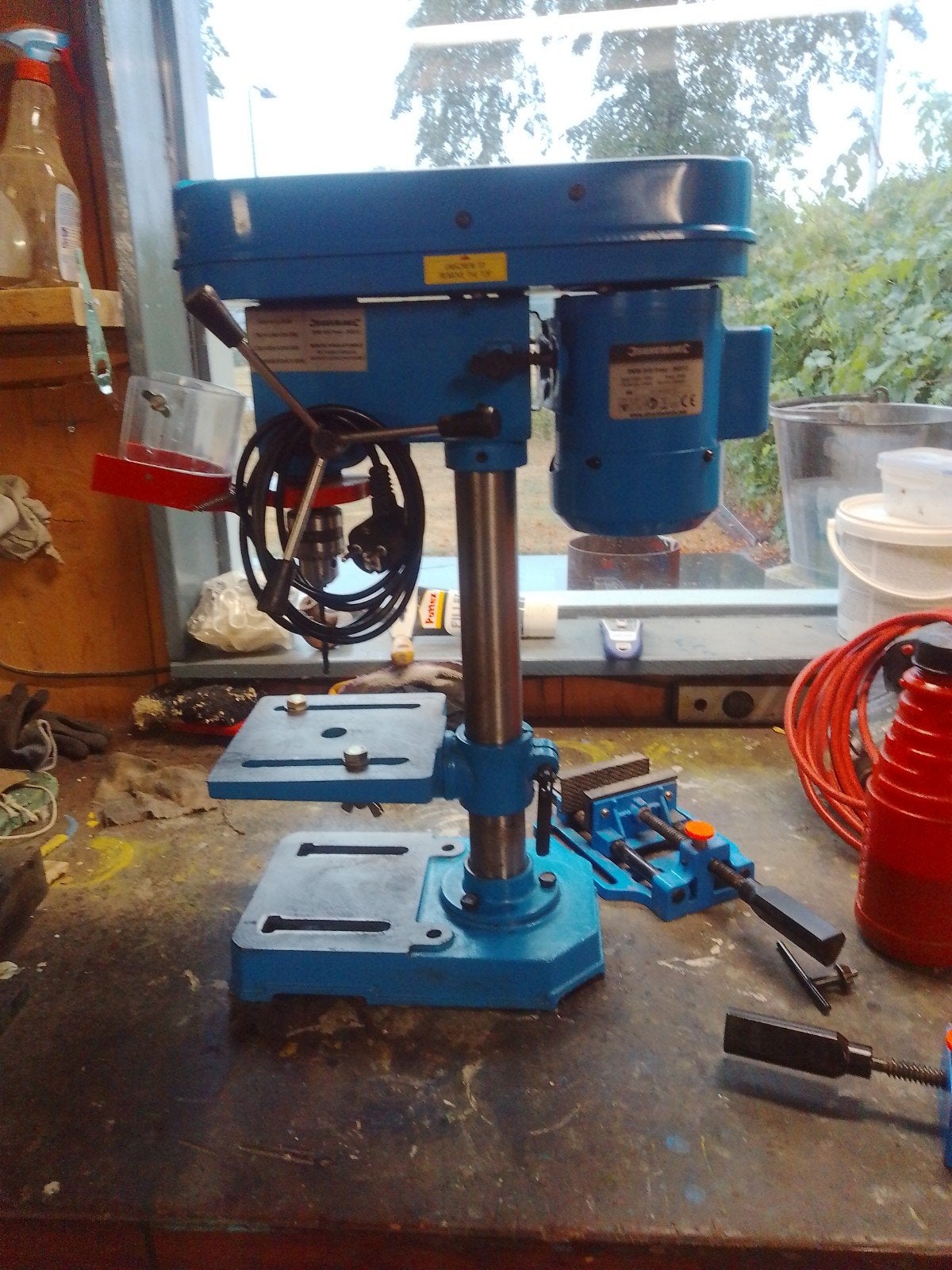 Te Koop: Kolomboormachine, Ophalen, Variabele snelheid, Zo goed als nieuw, Minder dan 400 watt