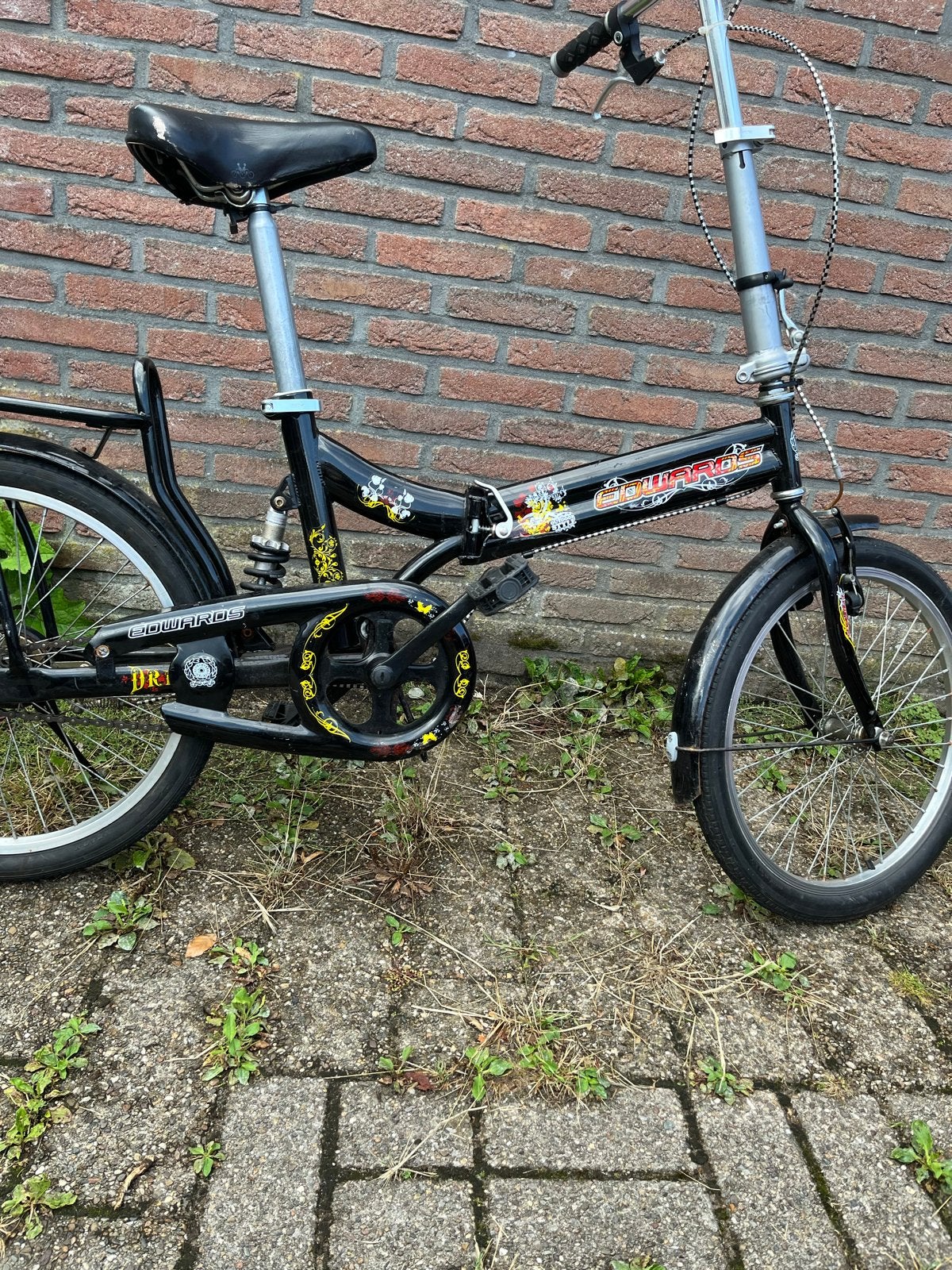 Opvouwbare fiets - Edwards, Fietsen en Brommers, Overige merken, 20 inch of meer, Gebruikt, Velgrem