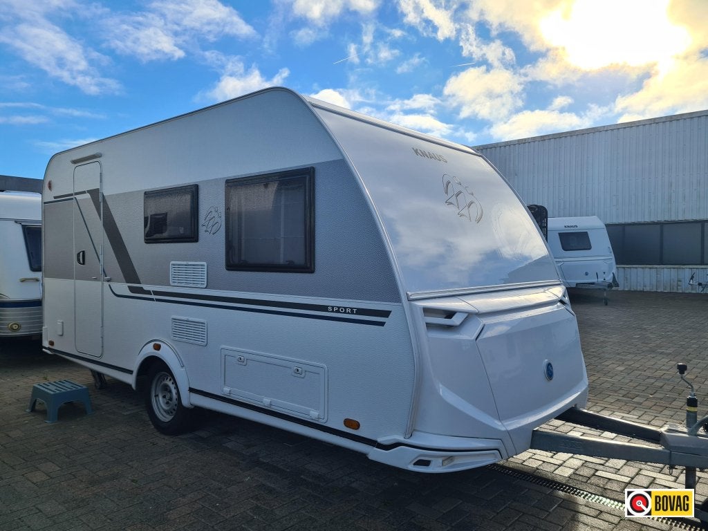 Knaus Sport 420 QD, Caravans en Kamperen, Bedrijf, Treinzit, Schokbreker, 4 tot 5 meter