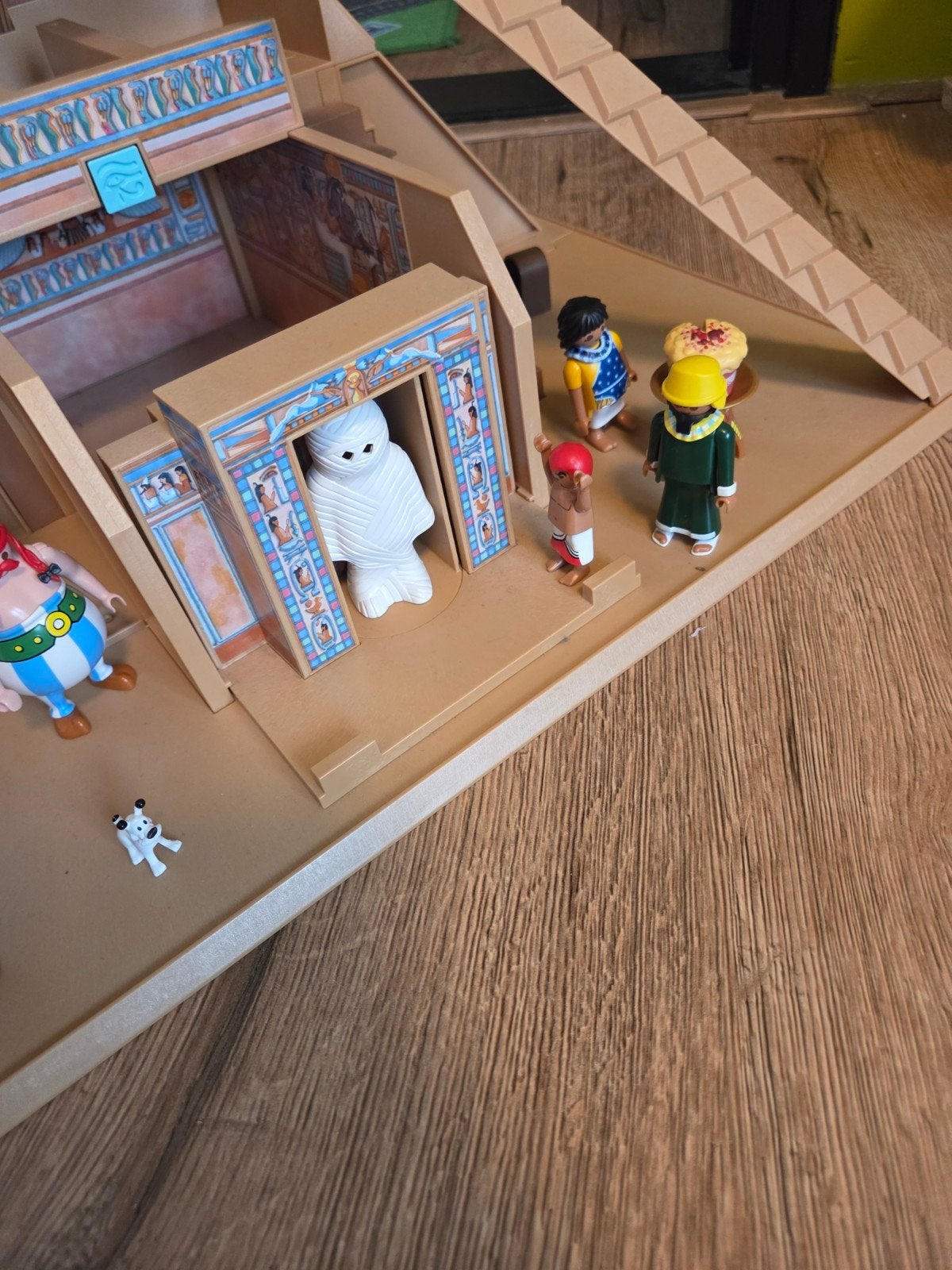 Playmobil Asterix Piramide met geheime knopjes en figuren, Verzamelen, Poppetjes en Figuurtjes, Ophalen, Gebruikt