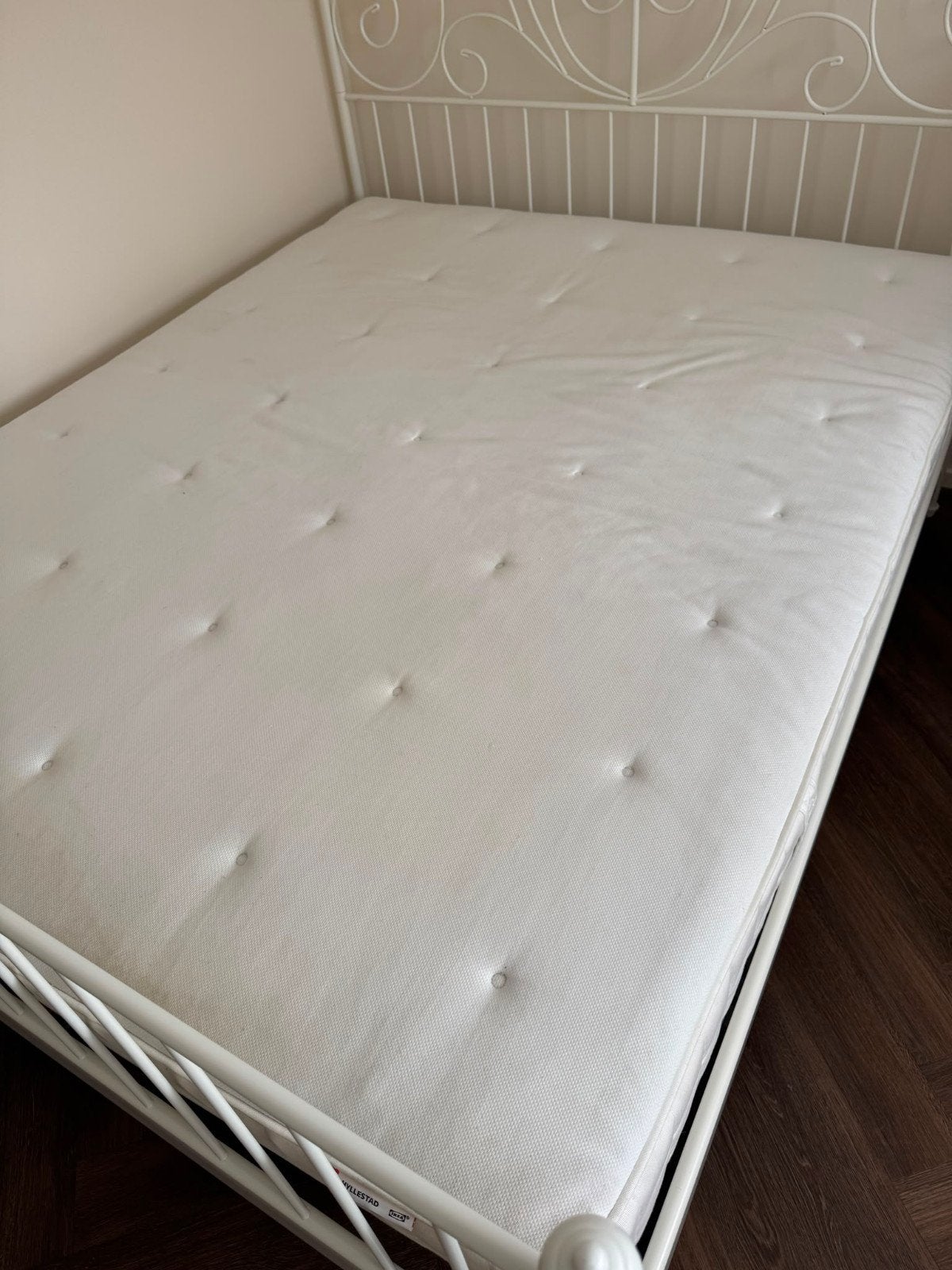 Tweepersoonsbed van IKEA incl. frame en matras zgan, Huis en Inrichting, Ophalen, Zo goed als nieuw, Tweepersoons, 160 cm