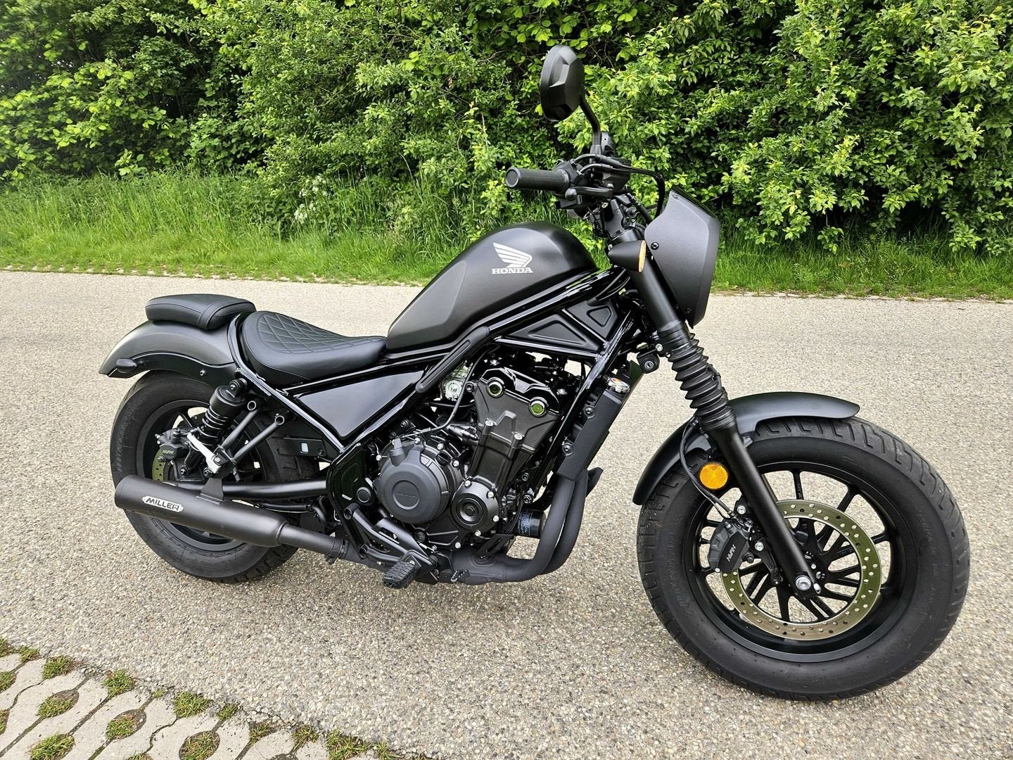 HONDA CMX500 REBEL S 2022 MILLER DEMPER 2147 KM LED TOPSTAAT, 2 cilinders, HONDA, Bedrijf, Onbekend