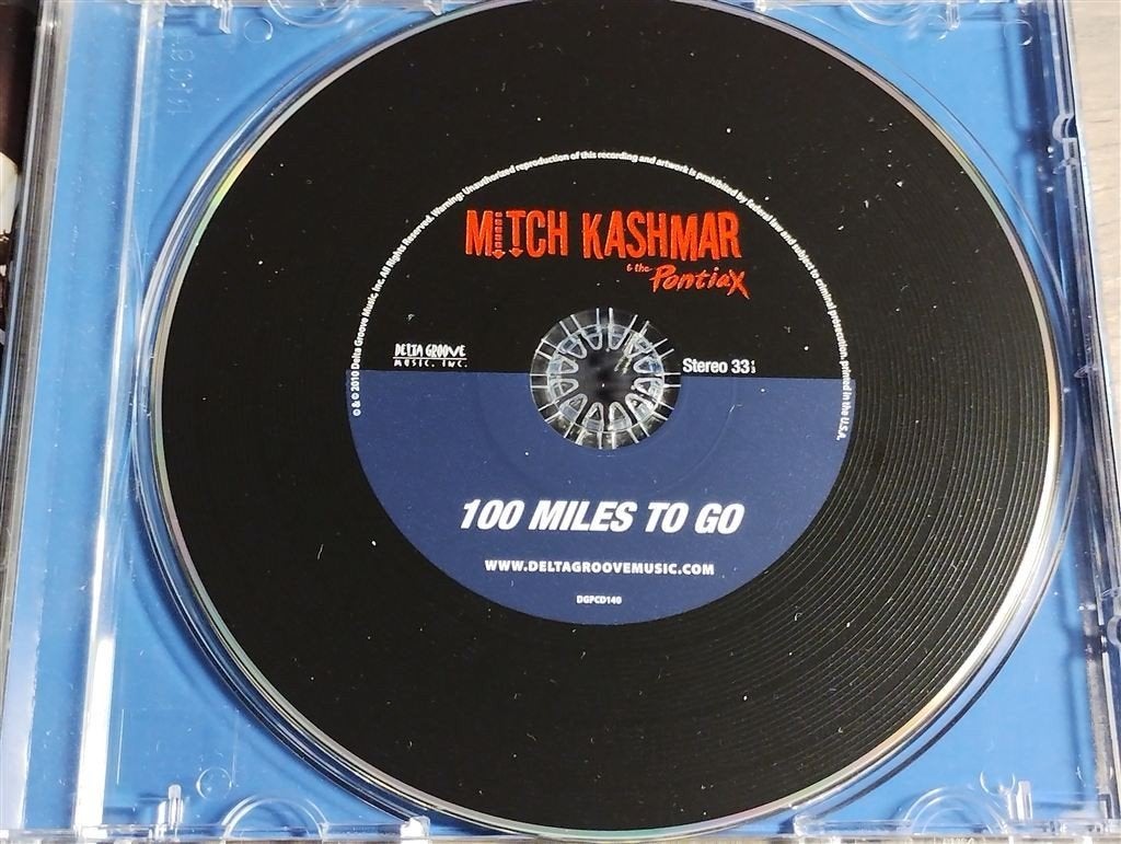 Mitch Kashmar & The Pontiax ‎- 100 Miles To Go, Ophalen of Verzenden, Zo goed als nieuw, Jazz