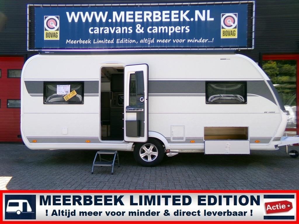 Hobby De Luxe 515 UHL €7694,=KORTING +HEFBED +MOVER, Overige typen, Rondzit, Hobby, Schokbreker