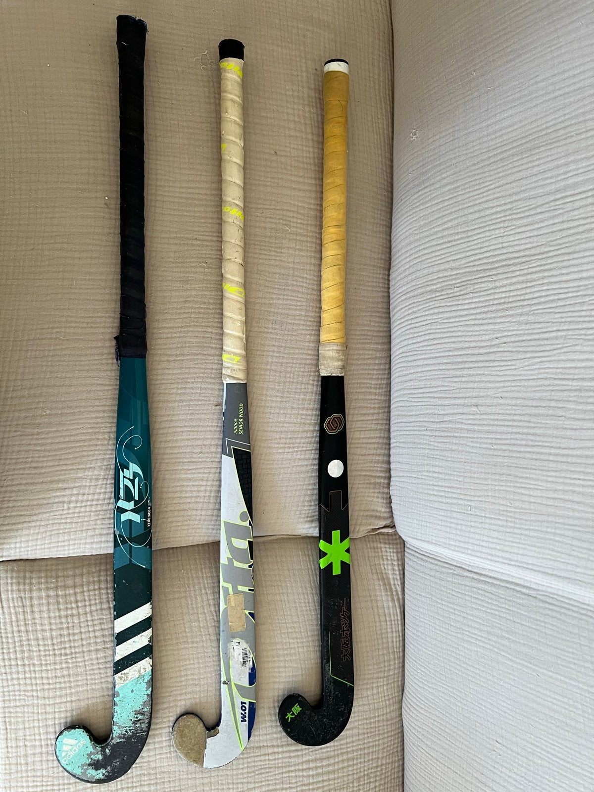 Hockeysticks - Set van 3 (o.a. Osaka), Ophalen, Gebruikt, Stick