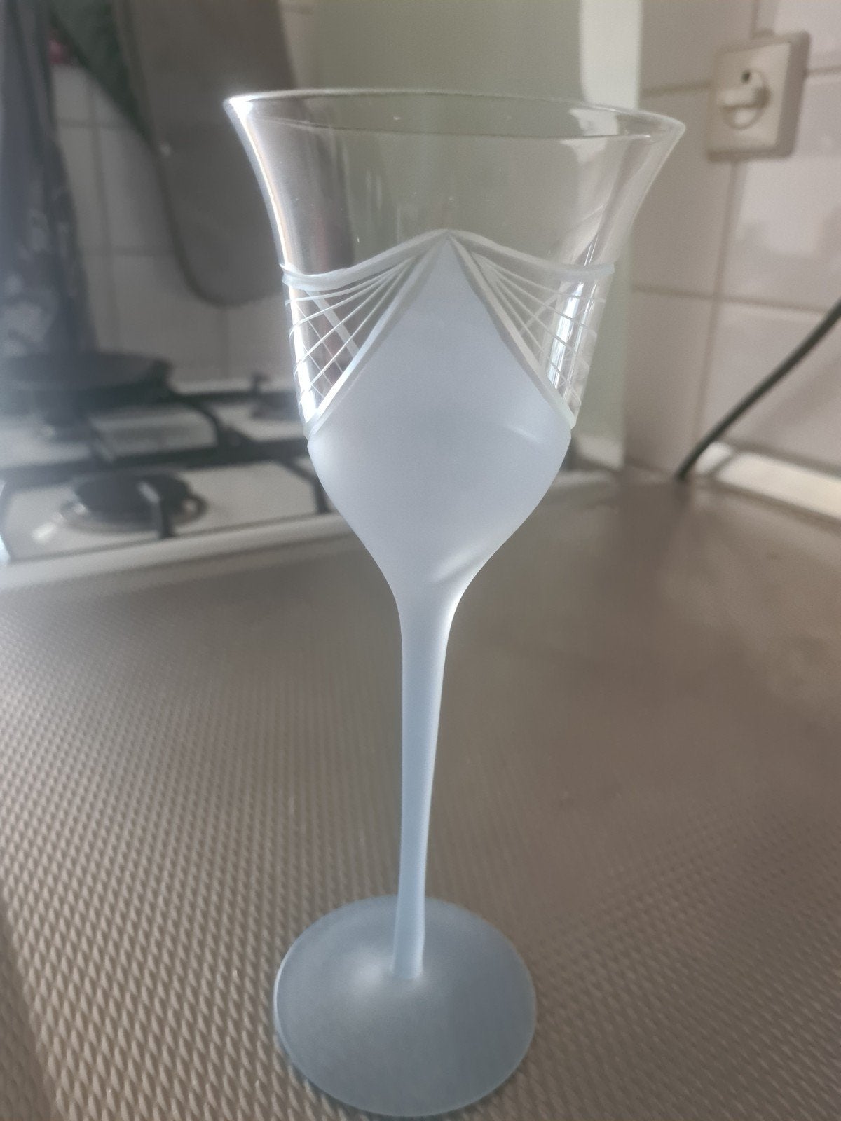 5 mooie wijnglazen met print, Ophalen
