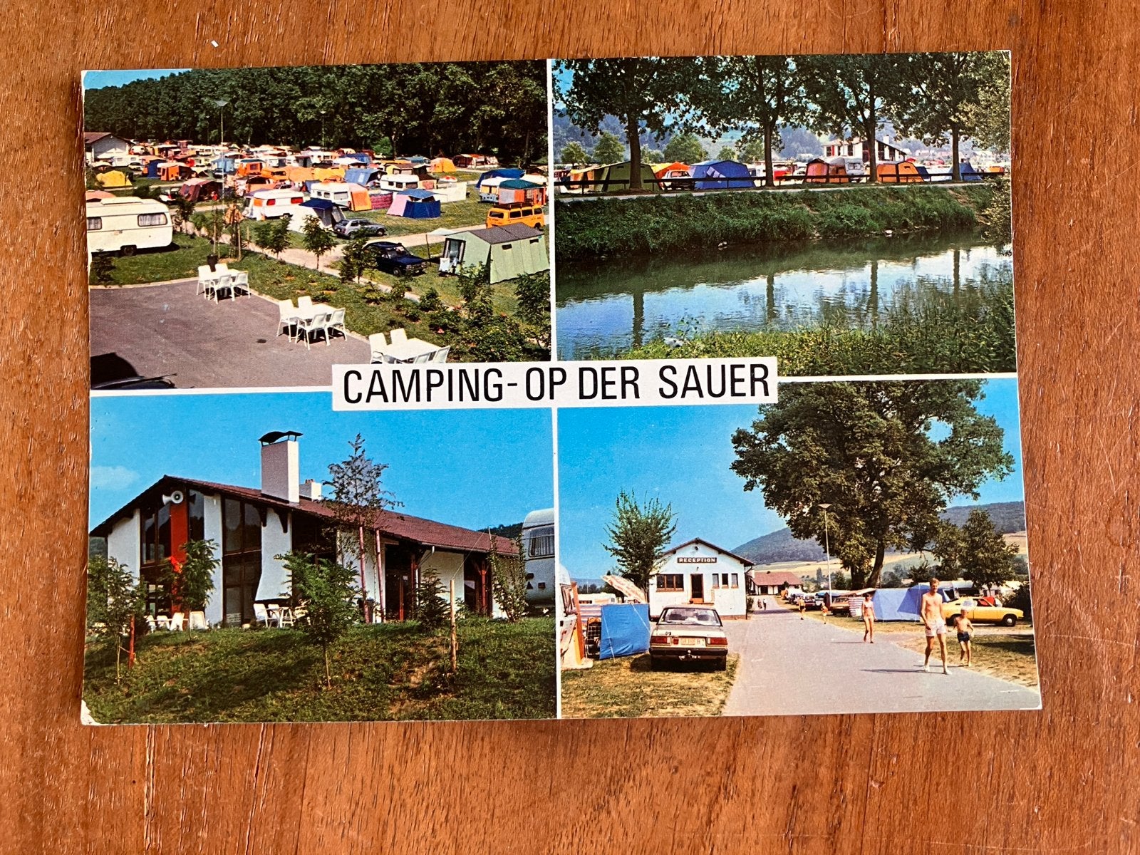 Camping Op Der Sauer Diekirch Luxemburg 1986, Ophalen of Verzenden, 1980 tot heden, Gelopen, België en Luxemburg