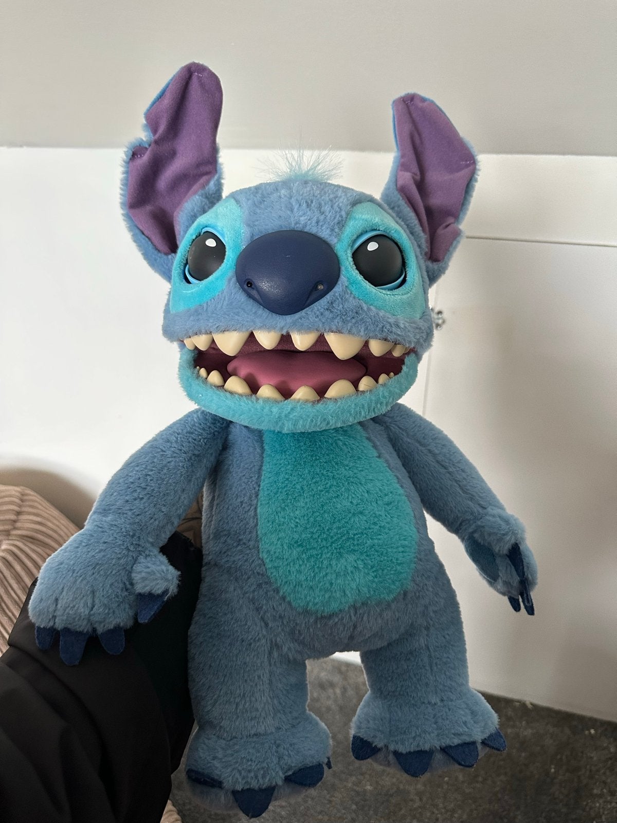 Disney Stitch knuffel puppetronic real fx, Kinderen en Baby's, Speelgoed | Knuffels en Pluche, Ophalen, Disney, Overige typen