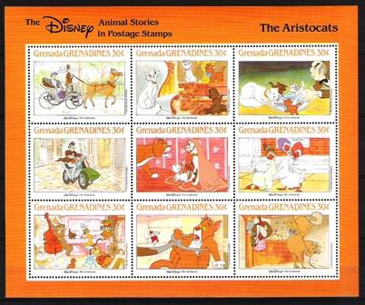 Walt Disney Grenada Grenadines 1018/1026 klb. postfris, Postzegels en Munten, Verzenden, Postfris, Overige thema's