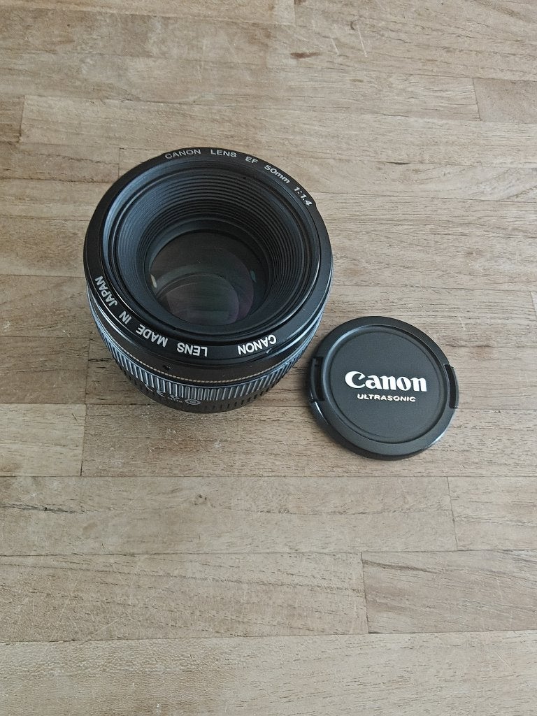 Canon 50mm f1.4 lens (als nieuw), Audio, Tv en Foto, Fotografie | Lenzen en Objectieven, Ultrasone focusmotor, Canon, Ophalen of Verzenden