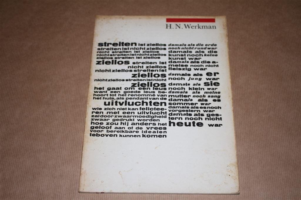 H.N. Werkman - Werkmantentoonstelling 1965 !!, Ophalen of Verzenden, Gelezen
