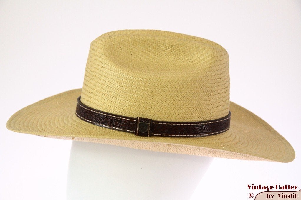 Zomer Western hoed Brixton x Fender Paycheck geel beige 57,5, 56 of 57 cm (M, 7 of 7⅛ inch), Nieuw, Ophalen of Verzenden, Hoed