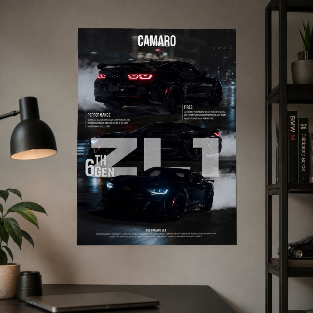 Auto poster, Verzenden, Nieuw, Auto's