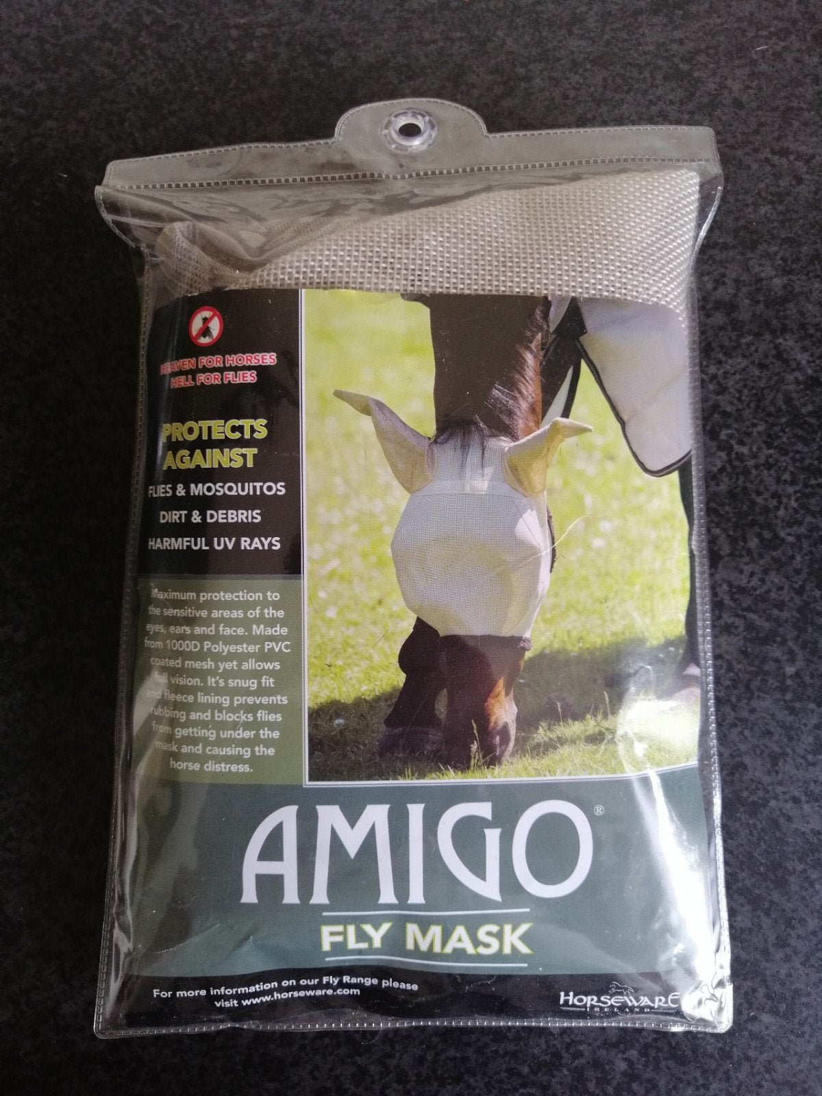 Z.g.a.n. AMIGO fly mask, Dieren en Toebehoren, Ophalen of Verzenden, Zo goed als nieuw