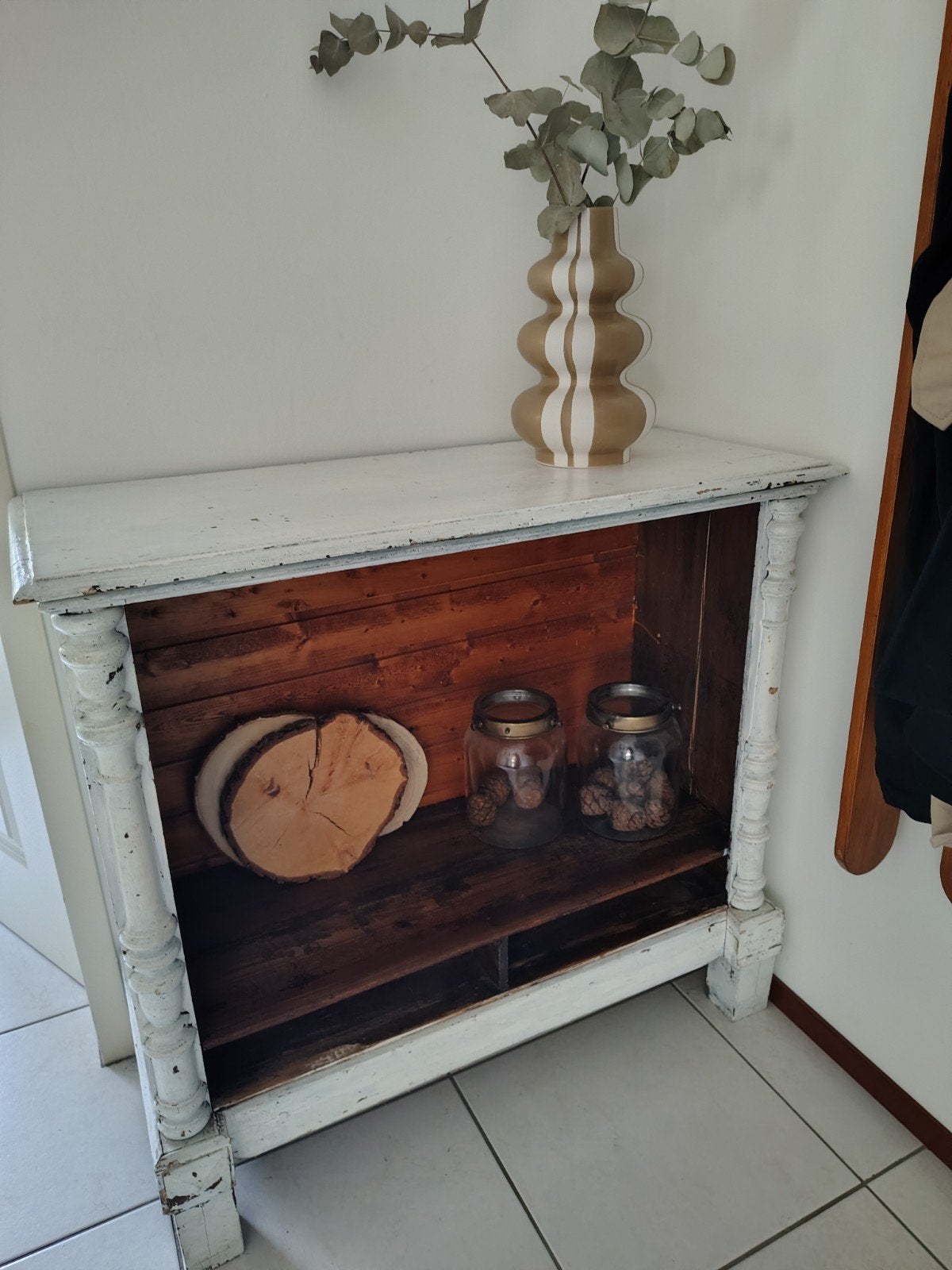 Brocante Landelijk Open Kastje - Decoratief en Functioneel, Ophalen, Gebruikt