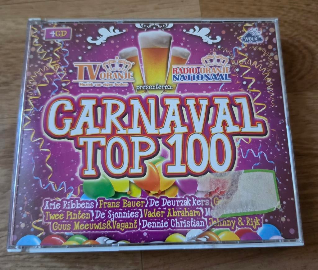Carnaval Top 100 (4 Cd Box), Ophalen of Verzenden, Zo goed als nieuw, Nederlandstalig