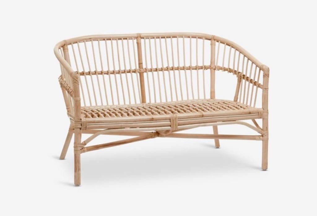 Rotan bankje | ceremoniebankje | te huur, Ophalen, Zo goed als nieuw, Overige