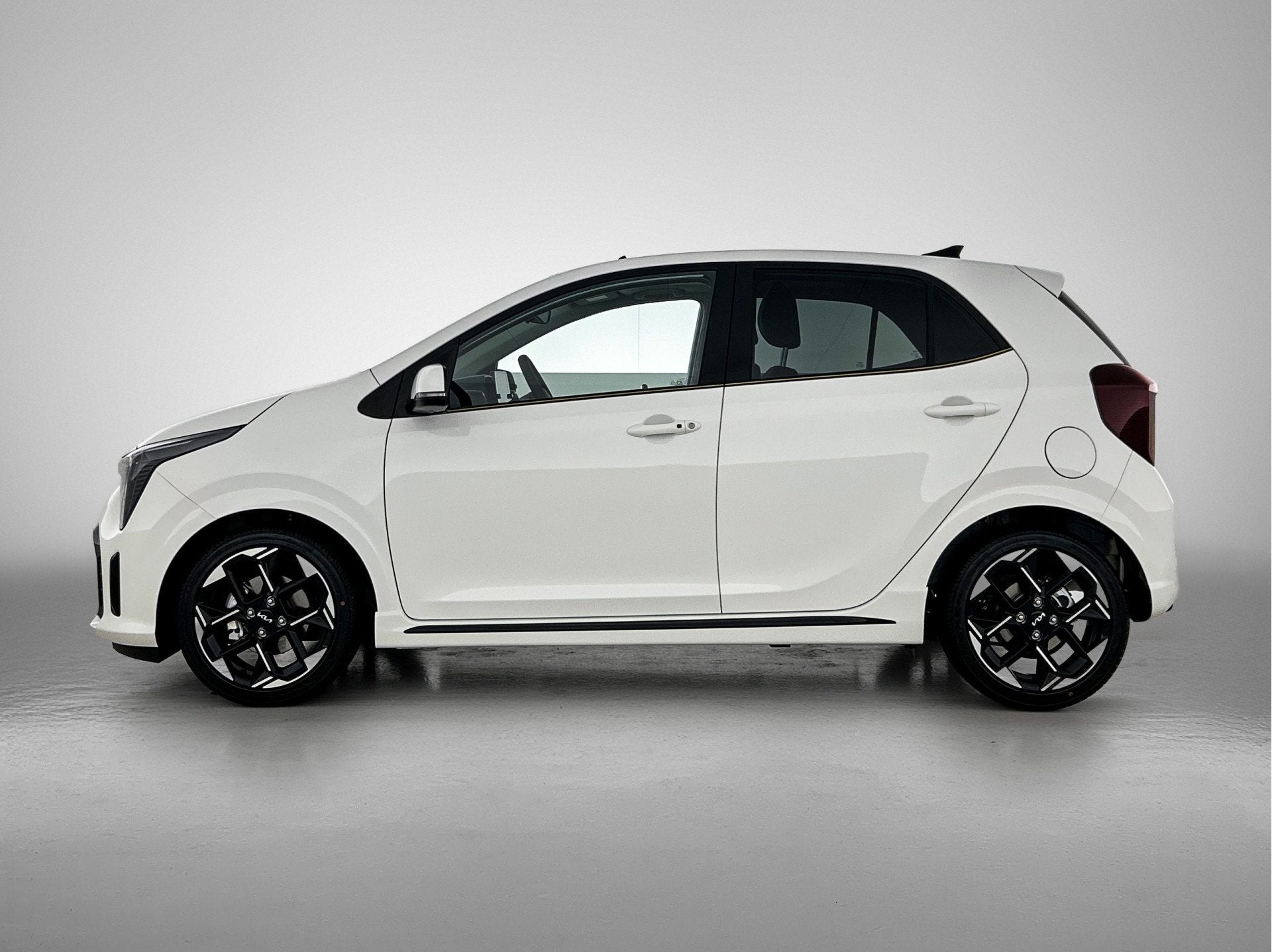 Kia Picanto 1.0 GDi GT-Line * SNEL LEVERBAAR* (bj 2026), Auto's, Voorwielaandrijving, 12 maanden, Zwart, Automatische klimaatregeling