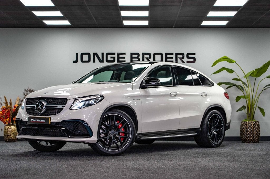 Mercedes-Benz GLE Coupé AMG 63 S 4MATIC |Pano|B&O|360, Auto's, Automaat, 5461 cc, Gebruikt, Wit