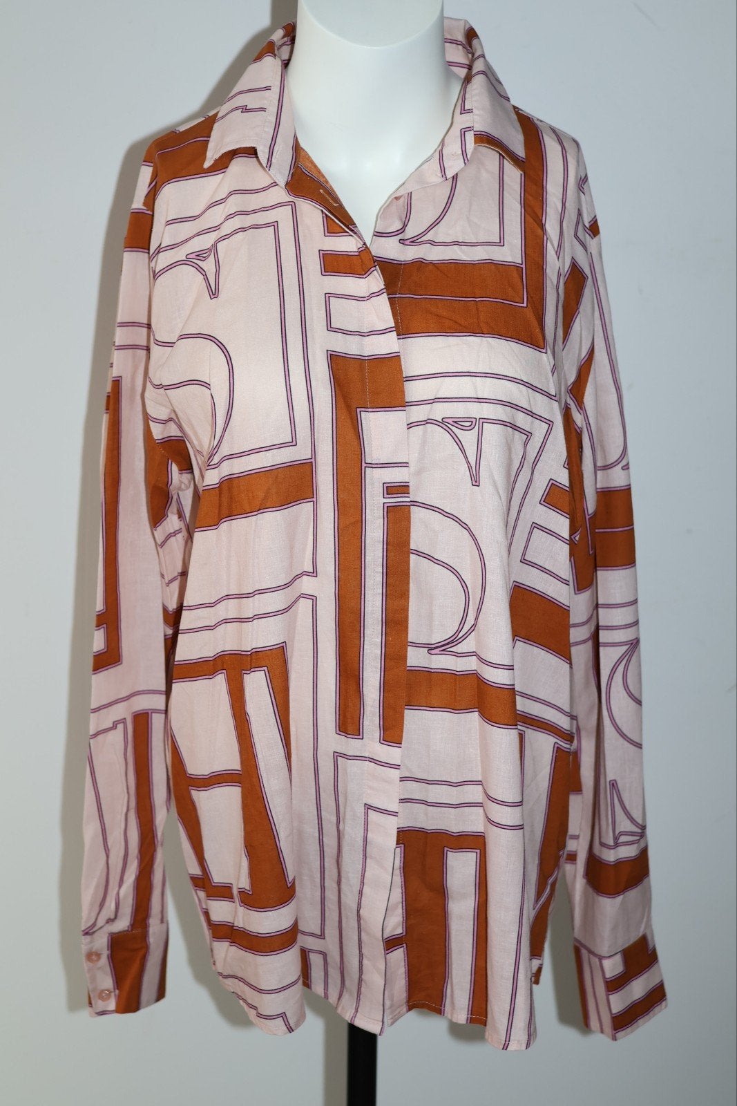 Josh V Blouse Maat 40 / L Katoen Linnen, Josh V.nl, Ophalen of Verzenden, Zo goed als nieuw, Josh V